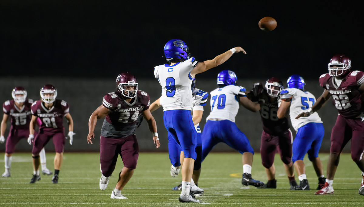 Grant Franklin football Oregon October 7 2022 Ken Waz 48